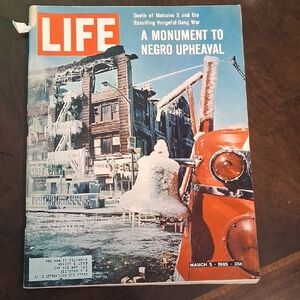 March 1965 - LIFE Magazine - MALCOLM X, Negro Upheaval